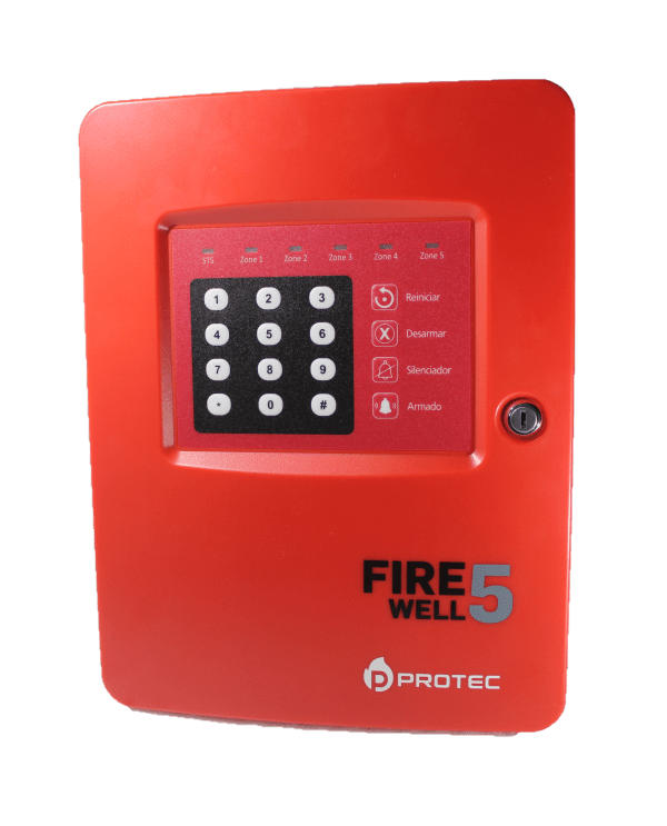 PROT-8300-5 - PANEL DE ALARMA FIRE WELL 5 PROTEC