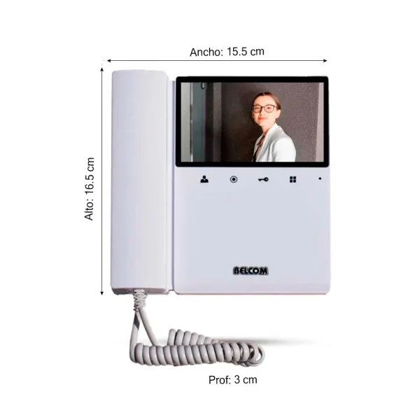 Equipo Video Portero 4.3" PE-7643 BELCOM - Imagen 2