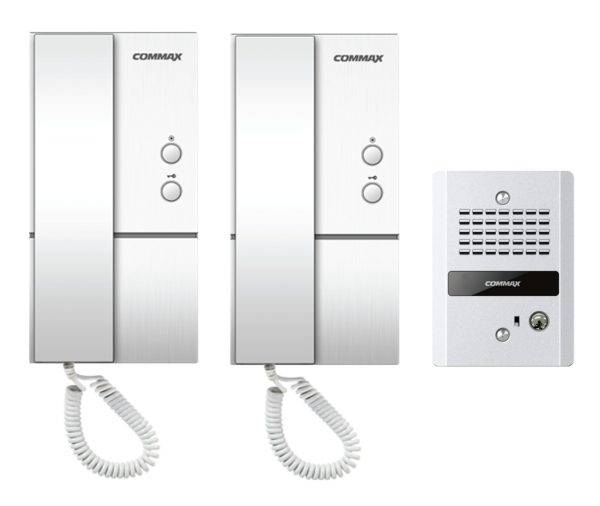 KIT PORTERO + 2 INTERCOMUNICADORES DP-LA01/DR-2GN - COMMAX