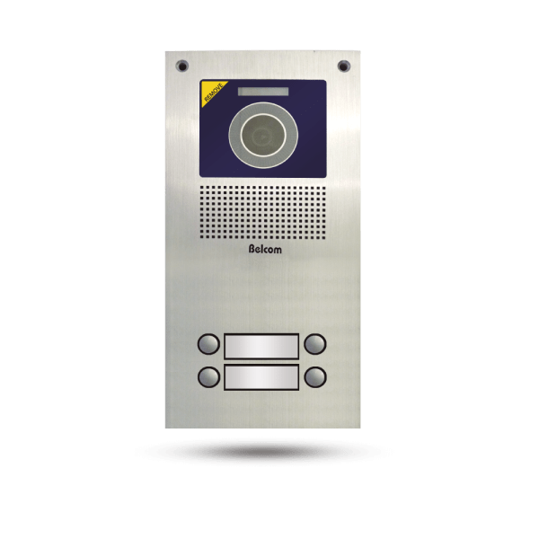 Video portero de 4 botones c/cámara a color BELCOM - PE-714