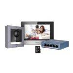 KIT VIDEO PORTERO C/DS-KD8003, DS-KH6320, SWITCH Y SD CARD - HIK VISION