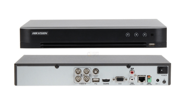 DVR 4CH 8MP 4K ACUSENSE HDMI HIKVISION - HK-IDS7204HTHI-M1/S