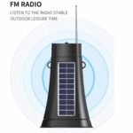 MEGAFONO RECARGABLE SOLAR BLUETOOTH INALAMBRICO GRABA NC15 - Imagen 2