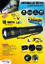 Linterna Led Táctica Recargable 10W Opalux OP-1753 - Imagen 2