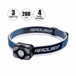 Linterna Frontal LED Recargable 3W 4 Modos OP-3672 OPALUX