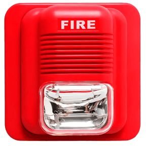 SIRENA CON ESTROBO ROJO HAGROY EPA-183B